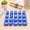 Blue, variant on Numbered Pencil Toppers, Reusable Classroom Pencil Labels for Teachers, Pencil Tracking Markers for School Supply Stations and Organization