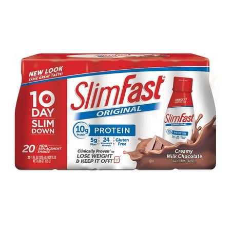 SlimFast Creamy Milk Chocolate Shake (11 fl. oz. bottles, 20