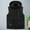 Black, variant on Zedker Men's Lightweight Sleeveless Puffer Vest Waterproof Outdoor Vest Jacket With Hood Black L