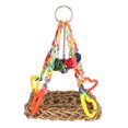 thumbnail image 2 of Bird Climbing Net Colourful Swing Hammock Chewing Hanging Mat for Decoration Playing S, 2 of 9