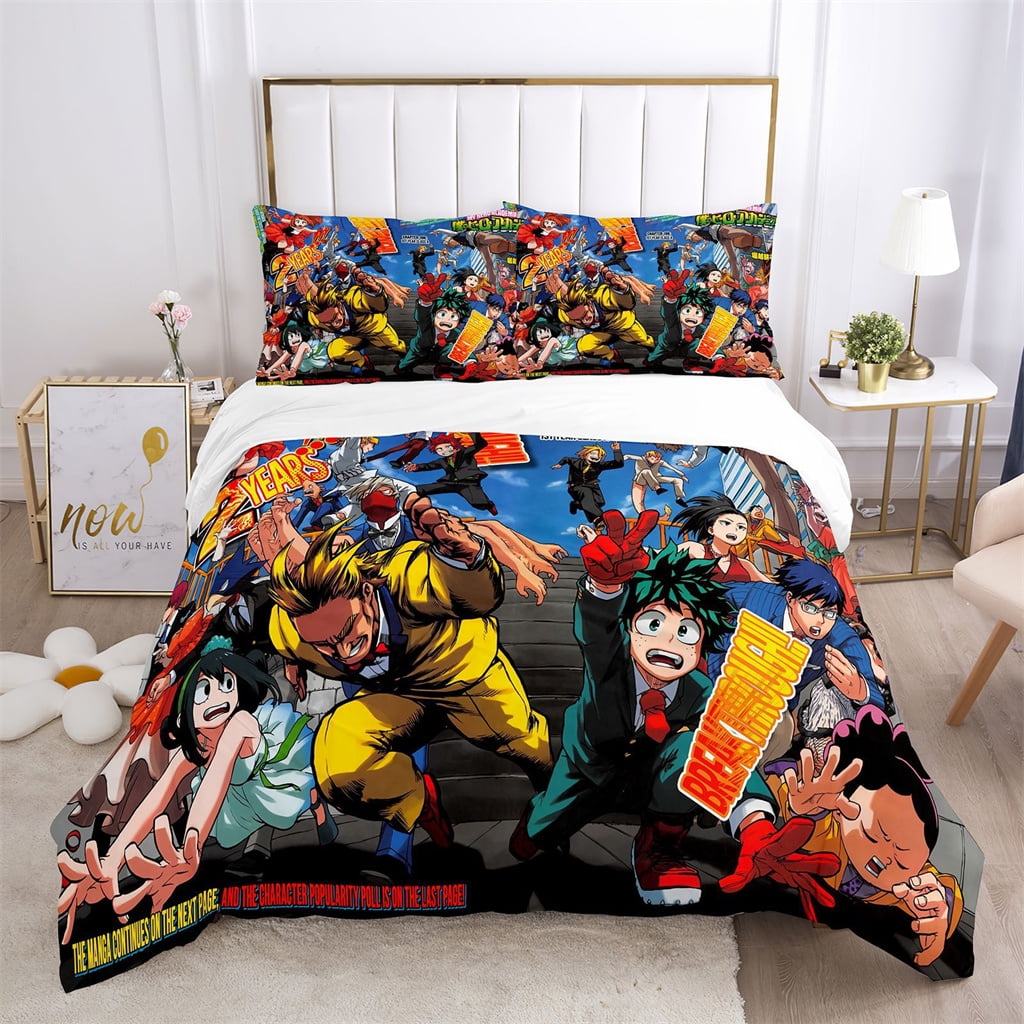 Novelty My Hero Academia Bedding Bed Set Twin Full Queen King Size 1