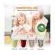 thumbnail image 4 of 100pcs Reusable Drink Pouches With 100 Individually Wrapped Straws For Adults Clear Drink Bags With, 4 of 5
