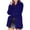Blue, variant on Hfyihgf Womens Winter Warm Fleece Long Cardigan Lapel Long Sleeve Faux Fur Fuzzy Coat Jacket Overcoat(Blue,S)