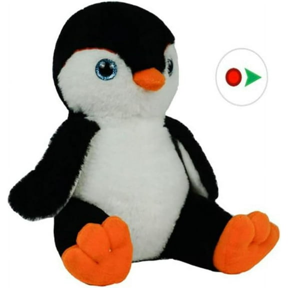 8-inch Happy the Penguin (Eco-Friendly) & Recorder – Soft Plush Toy, Sustainable & Kid-Safe