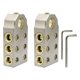 thumbnail image 3 of abrazadera de terminales,Abrazadera de conector de terminal de batería de coche de 6 vías,terminales de la batería conectores poste de la batería,Reemplazo de abrazaderas de terminales de, 3 of 9