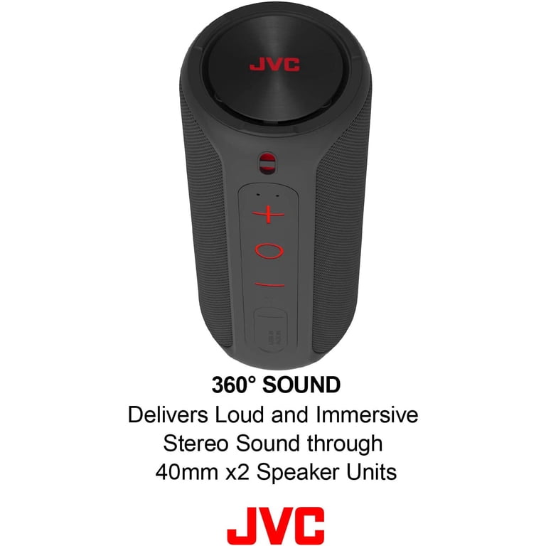 JVC Portable Wireless Speaker with Surrounding Sound, Bluetooth JVC Portable Wireless Speaker with Surrounding Sound, Bluetooth