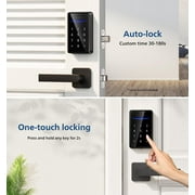 Philips Keyless Entry Door Lock Touchscreen Digital Keypad Smart Electronic Deadbolt,PIN Code,Easy Installation- Matte Black