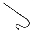 thumbnail image 4 of 3X Shepherd Hooks Rust Garden Stake Outdoor Metal Plant Stand Hanger Bird Feeder Pole 120X10X1cm, 4 of 7