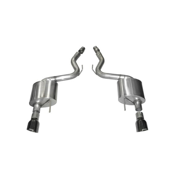 Corsa Performance 14326BLK Sport Axle-Back Exhaust System Fits 15-16 Mustang Fits select: 2015-2017 FORD MUSTANG GT