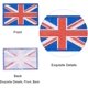 thumbnail image 4 of 16 parches termoadhesivos con temática de bandera: parches bordados, kit de apliques con motivos, parches decorativos para coser en varios tamaños., 4 of 7