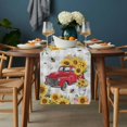 thumbnail image 2 of Spring Sunflowers Table Runner - 70 Inch Long, Kitchen Dining Table Runner Dresser Scarves, Car Bee Farmhouse Pastoral Rustic Farmhouse Decor for Coffee Tables Wedding Party Banquet, 2 of 8
