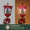 thumbnail image 6 of Fraser Hill Farm 5.9 ft Musical Snowy Christmas Lantern in Red, FSSL071A-RD2, 6 of 12