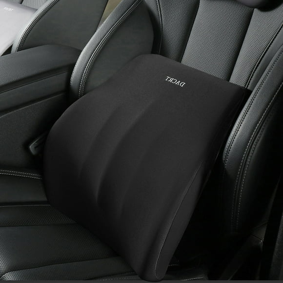 COFEST Car Headrest Lumbar Support Shoulder Pillow Neck Pillow Car Pillow Memory Cotton Pillow High Waist Backrest Cushion Suitable for Household Use Black