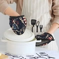 thumbnail image 6 of Pofeuu Patriotic Bulldog Art Print Thickened Mini Silicone Oven Mitts Heat Resistant, Rubber Oven Mitt Gloves, Finger Pinch Grips, Pot Holder, Silicone Potholder, 6 of 7