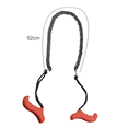 thumbnail image 2 of Outdoor portable hand-pulled wire saw Camping pocket survival chainsaw Garden logging saw EDC hand saw tool-Saw Strong Sharp Teeth Camping Hiking Hunting Gardening Outdoor Emergency-Red, 2 of 6