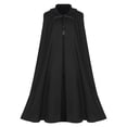thumbnail image 3 of Renaissance Hooded Cloak for Men Medieval Ren Faire Costume Vintage Halloween Cosplay Wizard Cape, 3 of 9