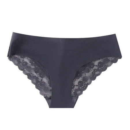 Xiaoxatg Panties for Women s Sexy Lace Edge Seamless Comfortable Breathable Triangle Panties Panties for Women Thong plus Size