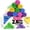1 Count (Pack of 250), variant on FORID Small Trash Bags 1.2 Gallon Colored - Extra Thick Mini Garbage Bags Unscented,Strong Plastic Wastebasket Liners for Bathroom Bedroom Office and Car,150 Bags Multi Colored