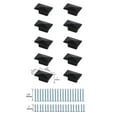 thumbnail image 6 of Elegant Decor Perry 2" Matte Black Rectangle Knob Multipack (Set of 10), 6 of 6