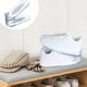 thumbnail image 4 of Household Plastic Shoe Rack Three Gear Adjustable Shoe Bracket Dormitory Shoe Storage And Organization Frame, 4 of 8