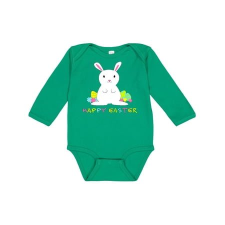 

Inktastic Happy Easter Gift Baby Boy or Baby Girl Long Sleeve Bodysuit