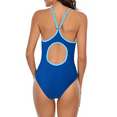 thumbnail image 2 of Zando Blue One Piece Swimsuit for Women Tummy Control Slimming Bathing Suit Monokini S, 2 of 5