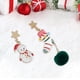 thumbnail image 3 of Pendientes navideños colgantes dulces, creativos y bonitos, joyería de botón con diseño de dibujos animados para cumpleaños, Navidad y fiestas. calcetines blancos, 3 of 8