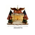 thumbnail image 3 of America 250 Merchandise, White House & Eagle Print Patriotic Themed Decor Acrylic Hanging for Patriot Collectors, Seasonal Celebrations, 3 of 6