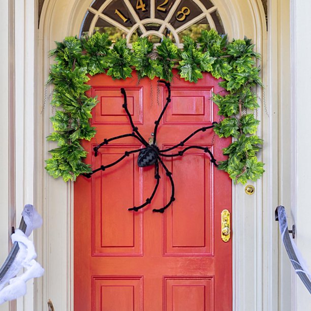 Productos de Halloween, Ambientes Festivos, Decoración, Simulación de Hojas de Arce, Enredaderas, Hojas Artificiales Falsas.