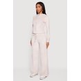 thumbnail image 4 of Women's Velour Long Sleeve Solid Zip Front Hoodie, 4 of 5