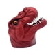 thumbnail image 1 of Títere de mano de dinosaurio. Títere de dinosaurio rojo de goma. Cabeza realista. Títere de mano realista. Para Halloween, para niños y adultos, 1 of 3