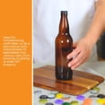 thumbnail image 3 of Botellas de cerveza FastRack, paquete de 24, vidrio ámbar de 355 ml, 3 of 4