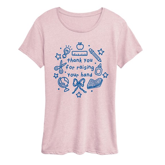 Instant Message - Raising Your Hand Short Sleeve Graphic T-Shirt