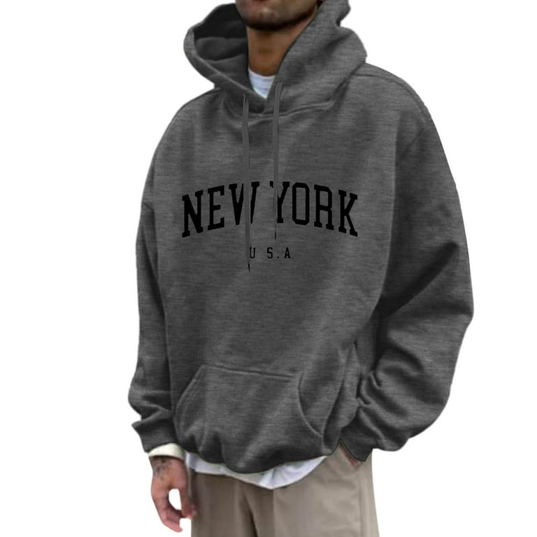 kamemir Thick Hoodies for Men Cotton Hoodie, Soft Midweight Fleece