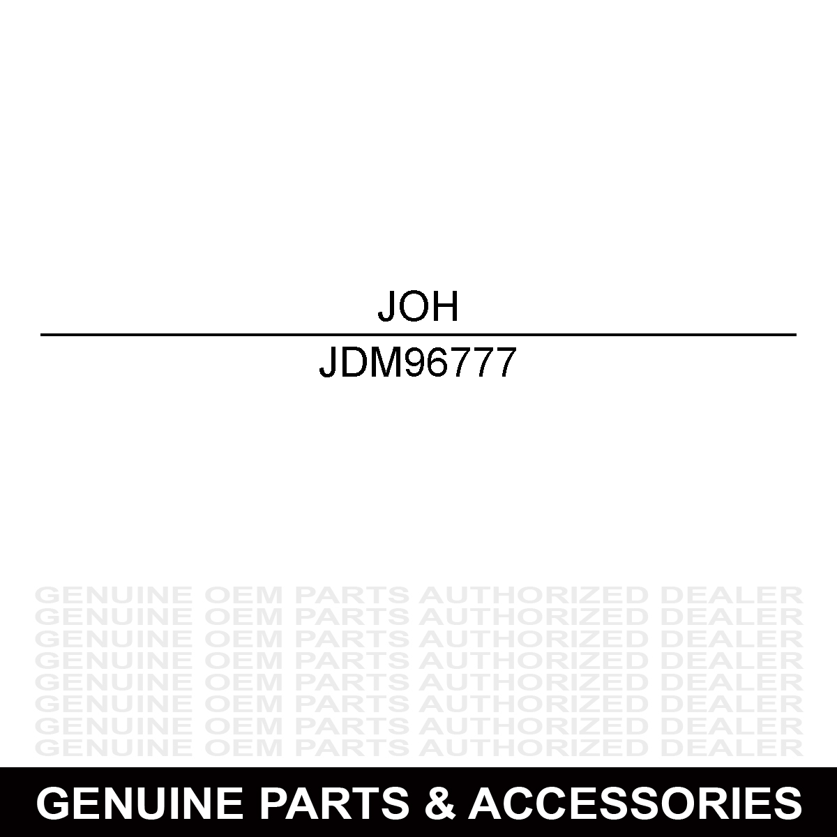 John Deere M96777 Radiator Hose LX172 LX173 LX176 LX178 LX186 LX188