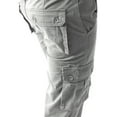 thumbnail image 6 of Ma Croix Mens CARGO PANTS with Utility Belt Lightweight Relaxed Straight Fit Twill Cotton Work Outdoor Tactical, 6 of 8