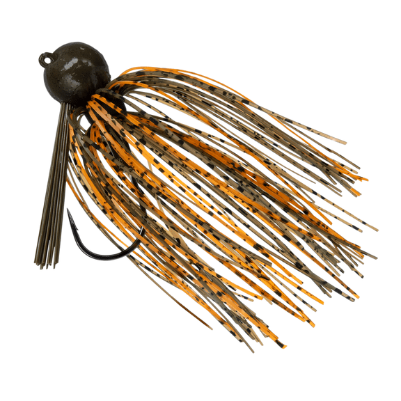 Buckeye Lures 3/4 oz green pumpkin, G-Man football jig