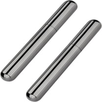 ACDANC 2 Pack Stainless Steel Carrying Cigar Box, Single Cigar Tube Holder Case for Travel