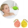 thumbnail image 4 of 3 Pcs Bath Sponge for Women, Men, Sponge Loofah Body Scrubber Shower Sponge, 3 Colors & Large Size Shower Pouf Cleaning Loofahs Sponge Body Sponges for Shower Exfoliating, 4 of 6