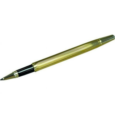 Gold Ribbed Pen