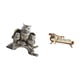 thumbnail image 5 of Escultura Moderna De Búho Y Sofá Cama De Madera En Miniatura, Muebles DIY Para Sala De Estar, Oficina, Decoración De Gabinetes Y Salón De Casa De Muñecas 1/12, 5 of 8