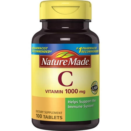 Nature Made vitamine C 1000mg supplément alimentaire Comprimés - 100 CT