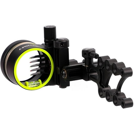 AME M2 Bow Sight - 5 Pin Archery Sight Tool Less Windage & Elevation Adustability Sight Lens Kit