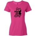 thumbnail image 3 of Inktastic Hunting Girls Hunt Too Only Prettier with Doe and Arrow Women's T-Shirt, 3 of 5