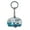 Blue, variant on Multipurpose Modern Two Tone Campers Keychain Sturdy Alloy Materials Outdoor Travel Accessory Set Daily Casual Use