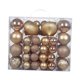 thumbnail image 5 of 48 bolas navideñas para árbol de Navidad, decoración para fiestas, adornos navideños Oro rosa, 5 of 9
