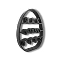 thumbnail image 4 of Squiggly Wave Easter Egg Decor, Minimalist Line Art Sculpture Accent, 4 of 7