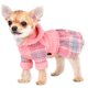 thumbnail image 1 of Vestido para perro Sebaoyu, suéter de invierno cálido de forro polar con capucha, rosa, XS, 1 of 7