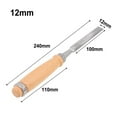 thumbnail image 2 of Woodcut Wood Sculpture Flat Chisel Wood Carve Diy Woodworking Hand Tool 12Mm, 2 of 8