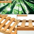 thumbnail image 4 of Costway 3 Tier Bamboo Hanging Folding Plant Shelf Stand Flower Pot Display Rack Bookcase, 4 of 10